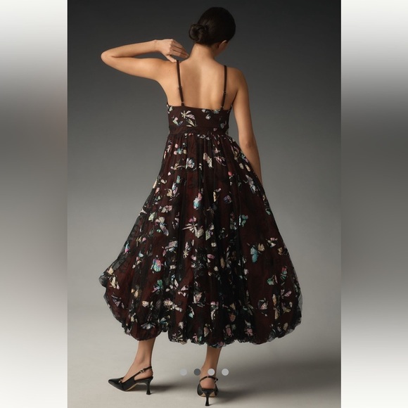 🌟LAST ONE🌟 Anthropologie NWT Geisha Designs Butterfly
Appliqué Midi Dress size S - Picture 3 of 12